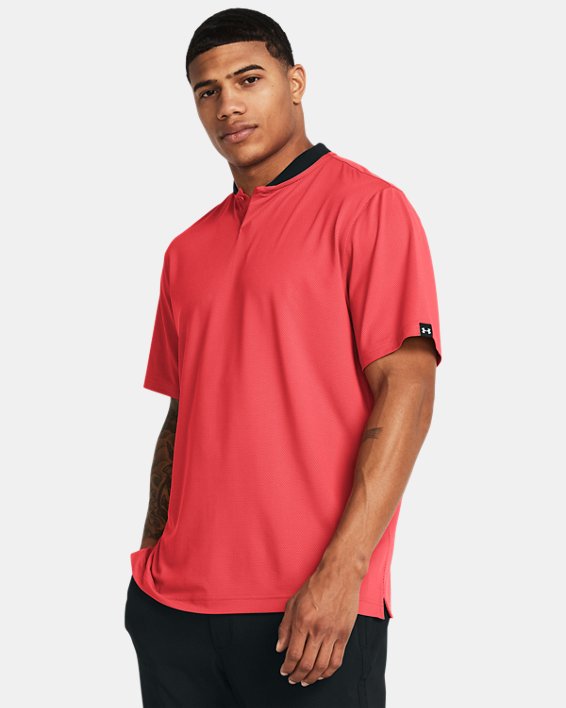 Men's UA Playoff 3.0 Dash Polo in Red image number 0